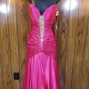Sherri Hill - Long Dress - Color Fuchsia - Size 0 - SH0066310 2803